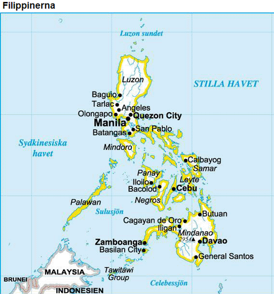 Karta FILIPPINERNA - reseledaren.nu