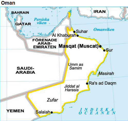 Oman Karta | Karta