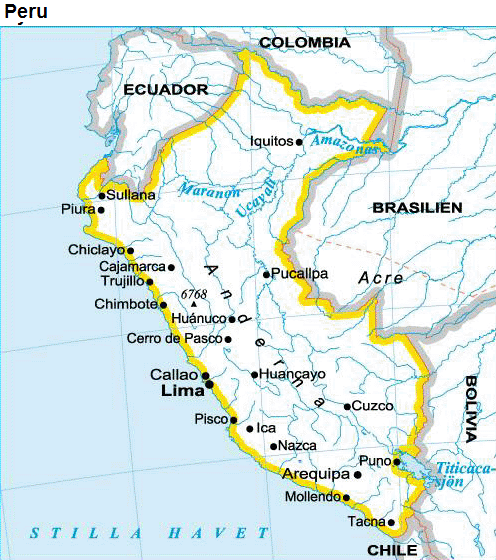 Karta Perua | Karta