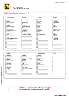 packlista PDF