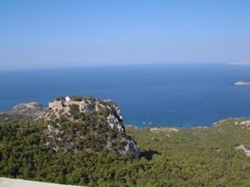 Johannitersslott frn 1500-talet utanfr Monolithos