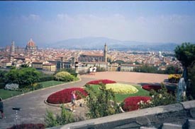Utsikt ver Florens frn Piazzale Michelangiolo