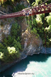 Bungyjump strax utanfr Queenstown