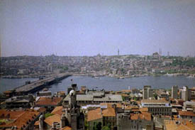 Utsikt ver Istanbul