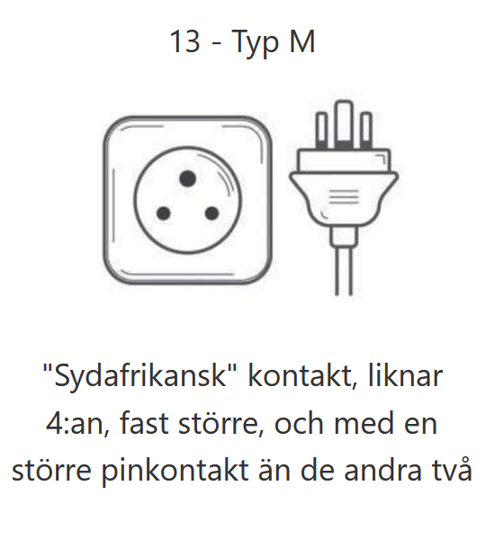 Elkontakt typ nr 13