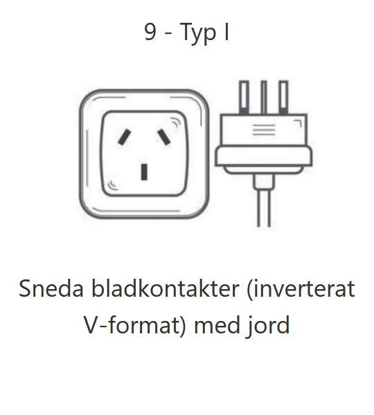 Elkontakt typ nr 9