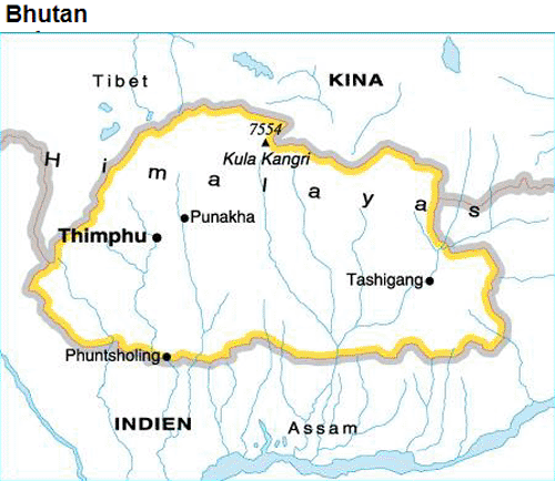 Bhutan karta