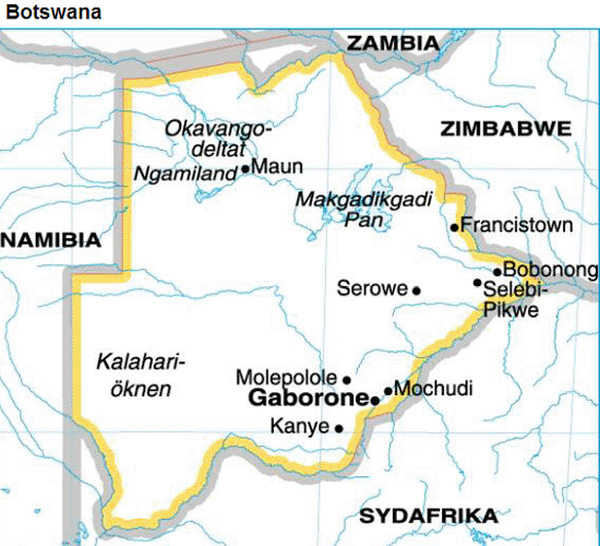 Botswana karta