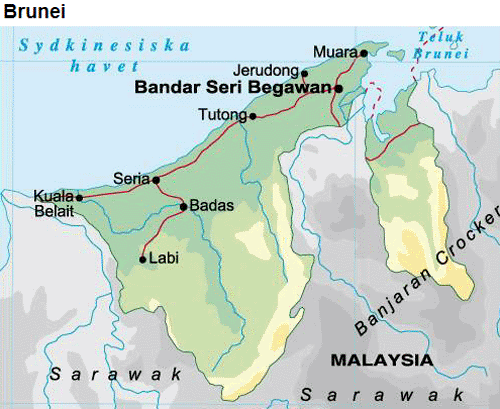 Brunei karta