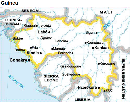 Guinea karta
