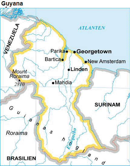 Guyana karta