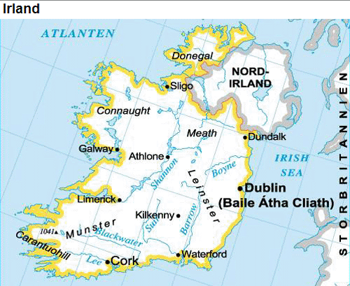Irland karta