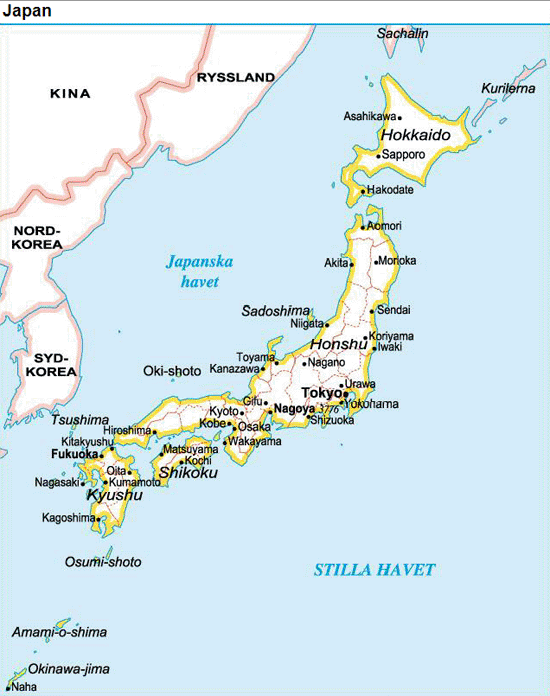Japan karta