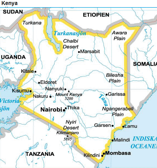 Kenya karta