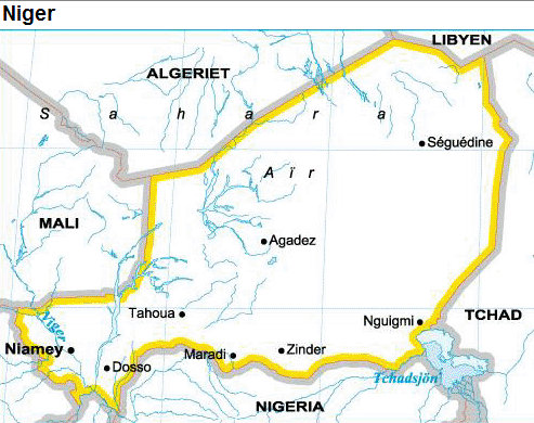 Niger karta
