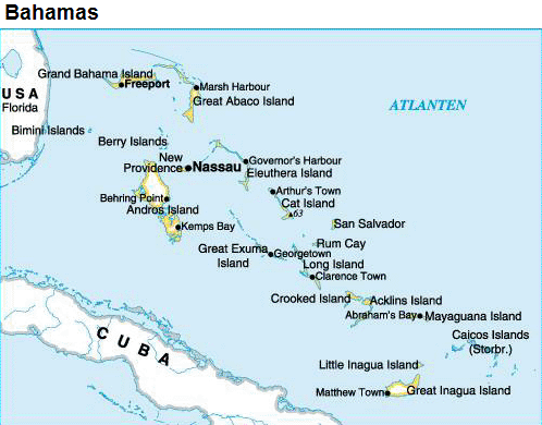 Bahamas karta