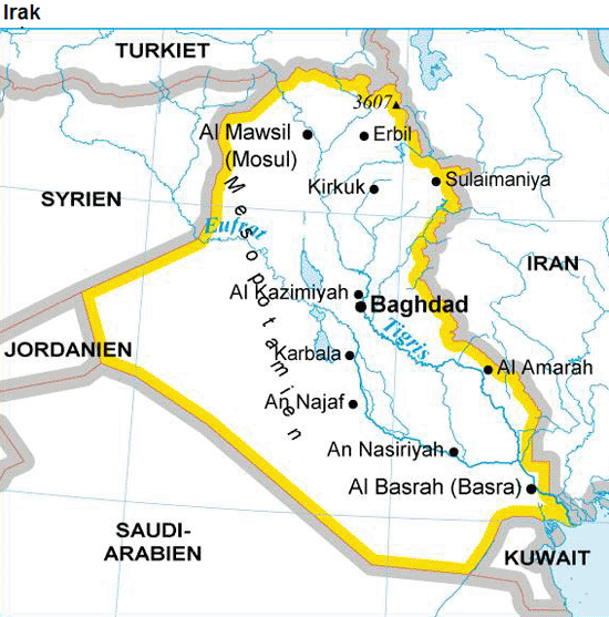 Irak karta