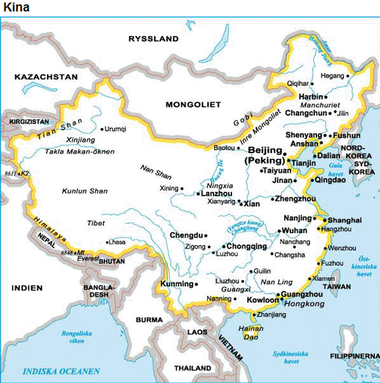 Kina karta