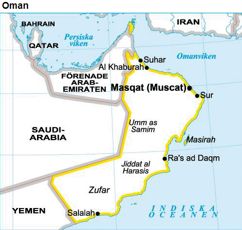 Oman karta