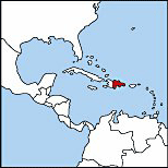 dominikanska_republikens placering i världen