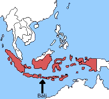 indonesiens placering i världen