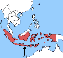 indonesiens placering i vrlden