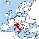 italiens placering i vrlden