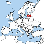 lettlands placering i världen