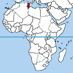 tunisiens placering i vrlden