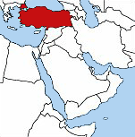 turkiets placering i vrlden